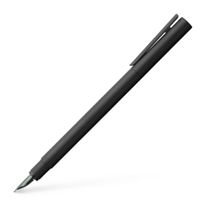 Stilou, penita fina, corp metal, negru, FABER-CASTELL Neo Slim