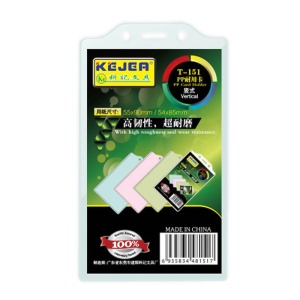 Suport carduri vertical, 55x90 mm, 10 buc/set, KEJEA T-151V