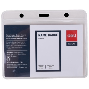 Suport ecuson orizontal, 105x70 mm, 5758 DELI
