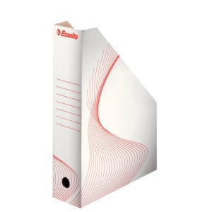 Suport pentru documente, A4, vertical, carton, alb, ESSELTE