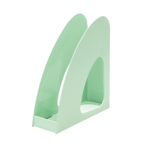 Suport vertical plastic pentru cataloage, verde, HAN Re-Loop Pastel