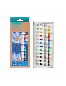 Tempera, 12 ml, 12 tuburi/set, Memoris-Precious