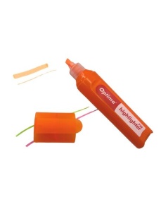 Textmarker fluorescent, varf 1-4 mm, portocaliu, OPTIMA 720