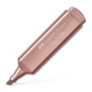 Textmarker metalizat, varf tesit 1-5 mm, 4 buc/set, FABER-CASTELL - Img 3