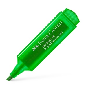 Textmarker super-fluorescent, varf 1-5 mm, verde, 1546 FABER-CASTELL - Img 3
