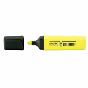 Textmarker, varf tesit 1-5 mm, galben, A-SERIES