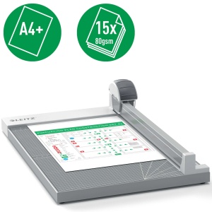 Trimmer hartie A4 Maxi LEITZ Office Precision, 15 coli - Img 4