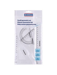 Trusa geometrie mic DONAU, 4 piese