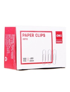 Agrafe birou, 33 mm, 100 buc/cutie, DELI - Img 3