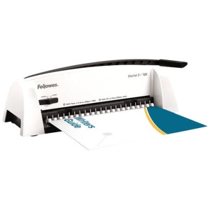 Aparat de indosariat manual, inele plastic, max. 120 coli, FELLOWES STARLET 2+ - Img 3