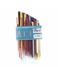 Betisoare scolare din plastic, 100 buc/set