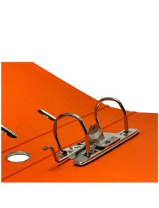 Biblioraft A4 plastifiat interior-exterior, 5 cm, portocaliu, OPTIMA - Img 2