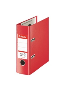 Biblioraft A5, 7.5 cm, rosu, ESSELTE NO. 1 Power Vivida