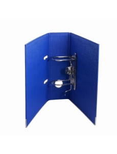 Biblioraft A5 plastifiat PP, 7.5 cm, albastru, OPTIMA - Img 3