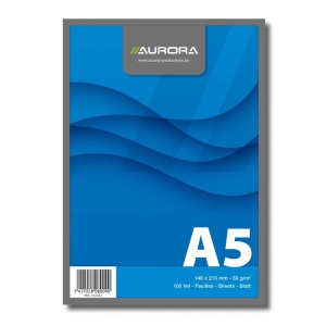Blocnotes A5, 100 file, velin, AURORA Office