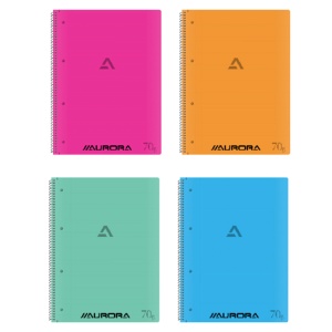 Caiet cu spirala, A4, 80 file, matematica, AURORA College