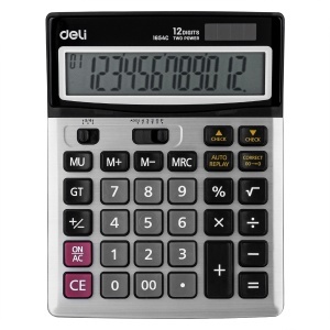 Calculator de birou cu 12 digiti 1654C DELI - Img 1
