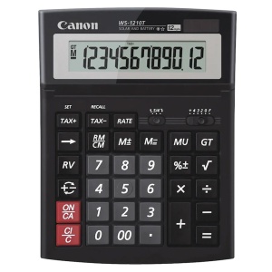 Calculator de birou cu 12 digiti, ecran rabatabil, WS-1210T CANON