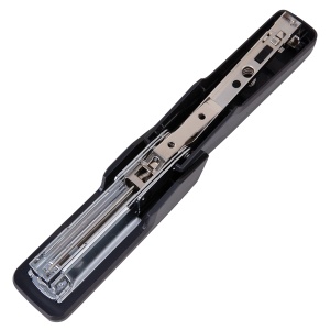 Capsator de birou, 25 coli, 24/6, plastic, negru, DELI Efortless - Img 3