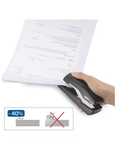 Capsator de birou, 30 coli, capsare plata, negru, Rapid Omnipress SO30 - Img 3