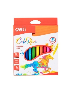 Carioci 12 culori/set ColoRun DELI