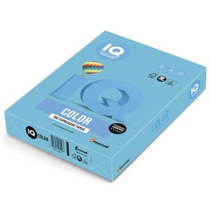 Carton colorat A4, 160 g/mp, 250 coli/top, blue, MONDI IQ Color Intens