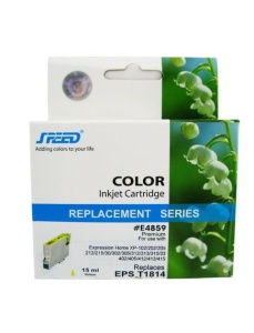 Cartus compatibil EPSON C13T18144010 T1814, YELLOW