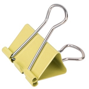 Clips color 32 mm, 24 buc./cutie, DELI - Img 2
