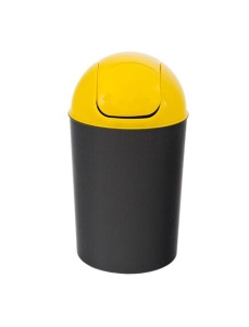 Cos pentru colectare selectiva, 12 l, galben, DELTA