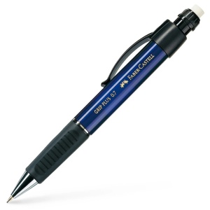 Creion mecanic, varf 0.7 mm, albastru, Grip Plus 1307 FABER-CASTELL