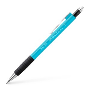 Creion mecanic, varf 0.7 mm, corp plastic, bleu, Grip 1347 FABER-CASTELL