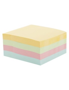 Cub notite autoadezive 76x76 mm, 400 file pastel, OFFICE - Img 4