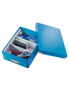 Cutie organizare mica, 220x100x280 mm, albastru, LEITZ WOW Click&Store - Img 2