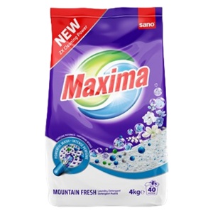 Detergent rufe, mountain fresh, SANO Maxima, 4 kg
