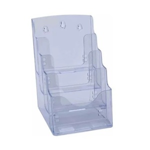 Display plastic pentru pliante, 4 x A5, transaprent, KEJEA