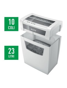 Distrugator documente 10 coli, cross-cut, LEITZ IQ Home Office