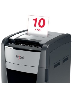 Distrugator documente automat REXEL Optimum AutoFeed+ 600M, micro cross-cut, 600 coli - Img 4