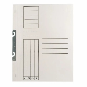 Dosar carton incopciat 1/1, 230 g/mp, alb, 100 buc/set