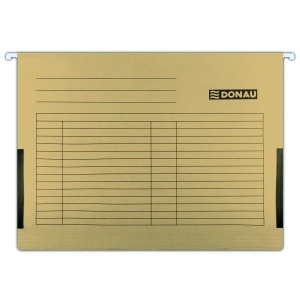 Dosar suspendabil, cu burduf, A4, kraft, 5 buc/set, DONAU