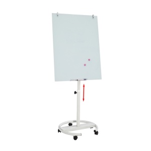 Flipchart mobil sticla, 70x100 cm