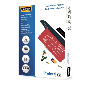 Folie laminare A4 175 microni, 100 buc/top, FELLOWES