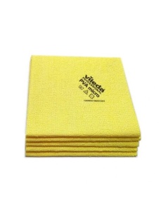 Laveta microfibra, 38x35 cm, 5 buc/set, galben, PVA Micro VILEDA Professional