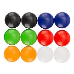 Magneti whiteboard 15mm, 12 buc/set, DELI - Img 2