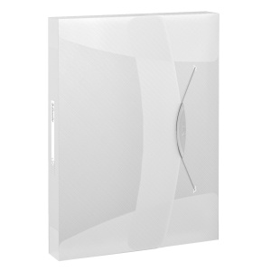Mapa de plastic, cu elastic, A4, transparent, ESSELTE VIVIDA Jumbo