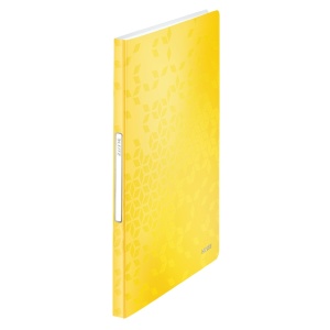 Mapa de prezentare cu 40 folii, A4, galben, coperta flexibila, LEITZ WOW