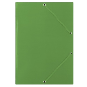 Mapa din carton, cu elastic, A4, 400gsm, verde, DONAU