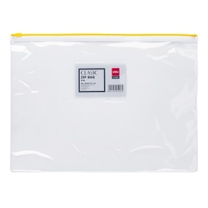 Mapa plastic A4 cu fermoar, DELI MESH - Img 3