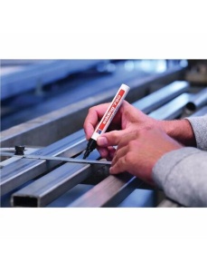 Marker cu vopsea, varf 2-4 mm, albastru, EDDING 750 - Img 5