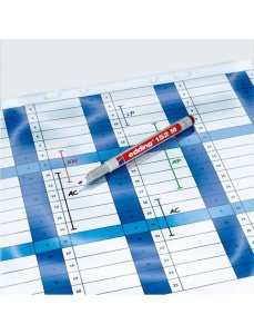 Marker nepermanent OHP, varf 1.0 mm, negru, EDDING 152 - Img 2