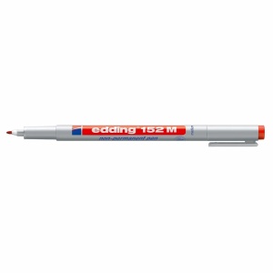 Marker nepermanent OHP, varf 1.0 mm, rosu, EDDING 152